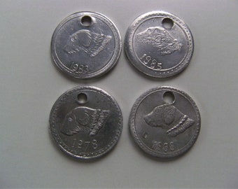 HUNDEMARKE Yugoslavia - Subotica 1978, S.A.P.V. 1983,85',88'- lot of 4