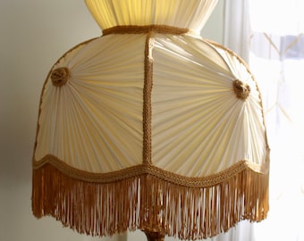 MidCentury Hollywood Regency Victorian Style Large Lampshade