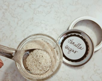 vanilla infused sugar