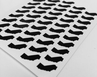 California State Nail Vinyls