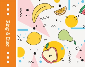 SU02-RD Summer Fruits Pattern
