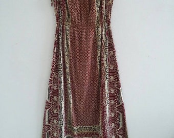 vintage cotton maxI dress