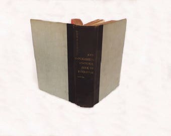 1954 Amy Vanderbilt Complete Book of Etiquette, Vintage Book, Antique Book, Etiquette Guide, Manners Book, Wedding Etiquette