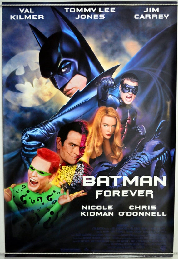 Image result for 1995 Batman Forever movie poster