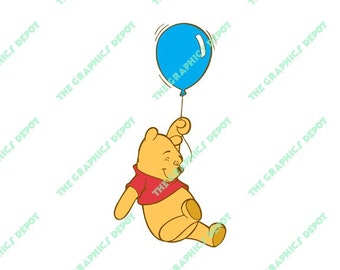 Winnie the Pooh - SVG file, DXF file, EPS file, png file - Instant Download - Cricut Explorer - Silhouette Cameo