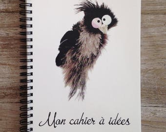 Notebook ideas with bird talker