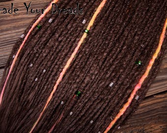 Free Shipping! Long Double Ended Synthetic Dreads, Full Set, Crochet Dreadlocks, Single Ended Dreadlocks