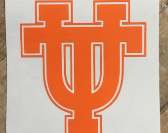 TV03 Tennessee Volunteers Logo Inspired Single Color Decal // Yeti Tumbler // Window Decals // iPhone Decals // Laptop Decals