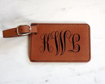 Personalized Luggage Tag Leather, Engraved Luggage Tag, Luggage Tags Personalized, Custom Luggage Tag, Travel Accessories, Luggage Tags
