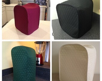 Food Processor Covers Quilted Fabric Kitchen Small Appliance Covers Protect from Dust Made To Order