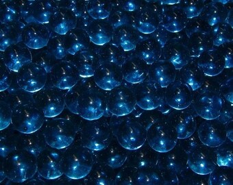Marble King One Pound 9/16" (14mm) Transparent Cobalt Glass Marbles