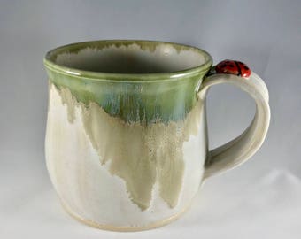 12 oz Handmade Pottery Mug, Clay Mug, Stoneware Mug, Handmade Mug, Pottery Coffee Mug, Handmade Coffee Mug, Coffee Cup, Stoneware Coffee Cup