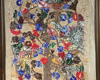 The tree with birds