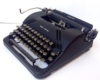 Smith Corona Sterling Floating Shift Speedline Series Portable Manual Typewriter