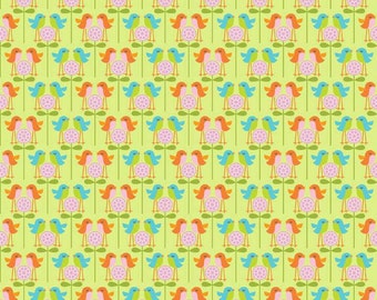 Sale 1 Yard Happier Birds by Deena Rutter for Riley Blake