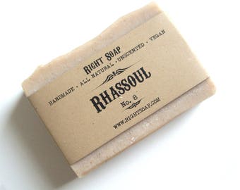 Clay Soap Bar All Natural Soap Homemade Vegan Soaps Unscented Handmade Soap Rhassoul Clay Soap