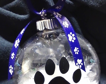 Paw Print Ornament