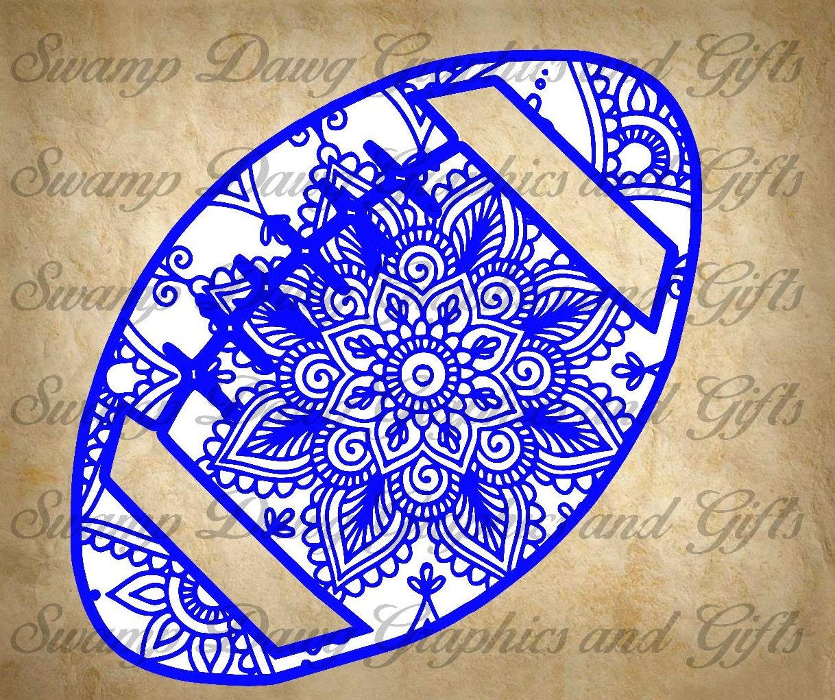 Football Svg Mandala Football Svg Football Cut File Mandala 4754