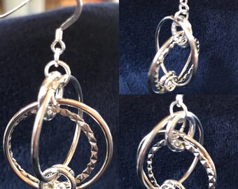 Dangle Hoop Earrings