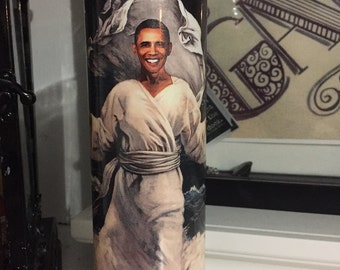 St Barack Obama Prayer Candle