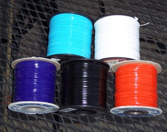 Rexlace plastic lacing,ass't colors,100 yd spool,gimp,crafts,kids craft,USA Made,lanyard craft lace,braiding,VBS,camp