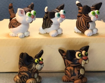 Brown Tabby Kittens miniatures