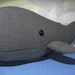 Whale, Sperm Whale 2 SIZES Stuffed Fish Animal Pattern to Sew FULL SIZE, Paper Pattern