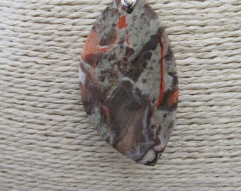 Spiderweb Jasper Pendant