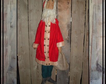 Instant Download pattern for tall rag doll Santa soft sculpted HAFAIR ofg faap Lucys Lazy Dayz 504