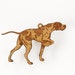 English Pointer Ornament from Timber Green Woods. Personalize it with Name Engraving. Made in the U.S.A! - Cherry Wood