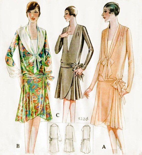 1920s drop waist