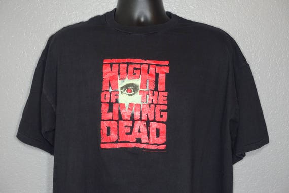 1990 RARE Night of the Living Dead - George A. Romero Cult Zombie Horror Movie - Vintage T-Shirt
