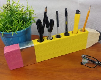 Pencil Shaped Pencil Holder - Cute Gift - Desk - Gift