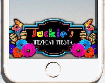 Custom Mexican Fiesta Snapchat Geofilter