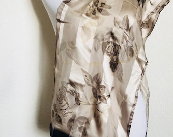 Vintage Bill Blass Beautiful Oblong Silk Scarf