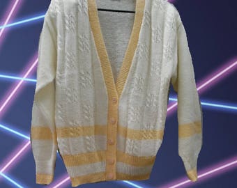 Vintage 80's Plus Size Sweater - Shoulder Pads - 80's Sweater - Vintage Plus Size - Vintage Sweater