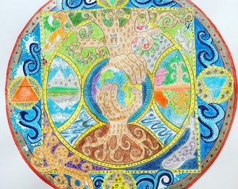 The tree of life mandala