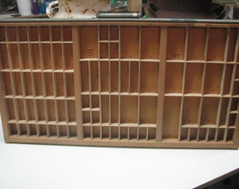 Vintage Printer Drawer,Letterpress Tray. 341