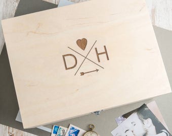 Personalized Memory Box 'Follow Your Heart' Design