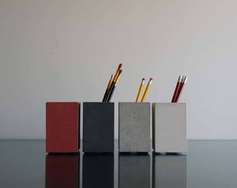 Concrete Cup, Pencil cup, Pencil Holder, Pen Holder, Pen pot, Paintbrushes holder, Toothbrush holder, Pen holder, Office decore