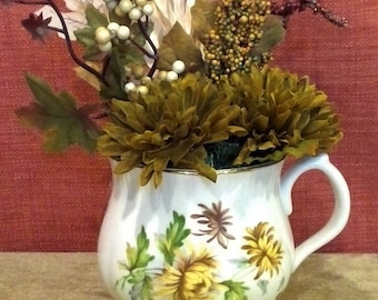 Monthly Flower November Cup, Thanksgiving, floral arrangement,Fall