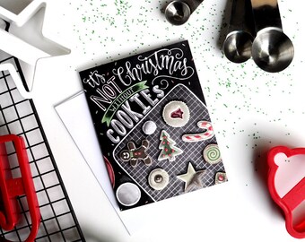Christmas Cookie Party, Christmas Cookie Exchange, Chalk Art, Christmas Card, Chalkboard Art, Holiday Card