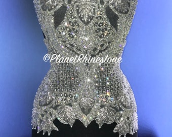 Tania Crystal Beaded Bodice