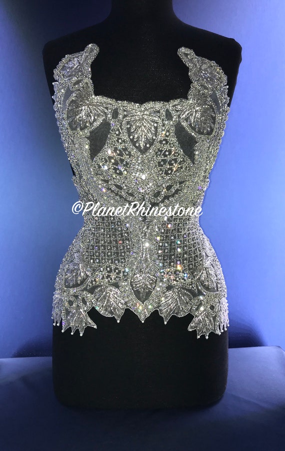 Tania Crystal Beaded Bodice
