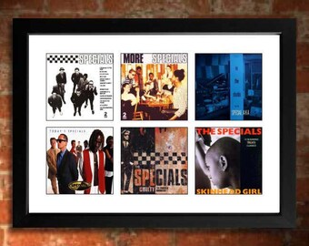 THE SPECIALS Vinyl Albums Limited Edition Unframed Ska Art Print