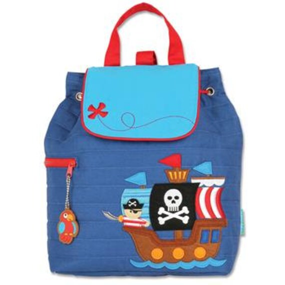 PIRATE Quilted Backpack By Stephen Joseph