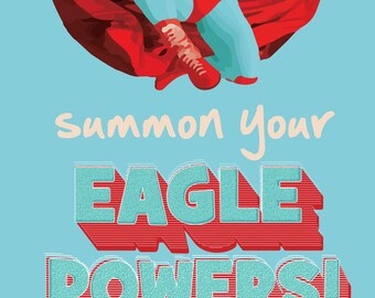 Summon your eagle powers nacho libre. instant download jpeg