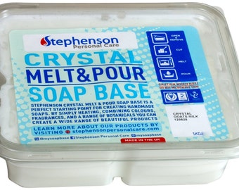 Kosher Goat's Milk Melt and Pour Soap Base, 2-Pound, Stephenson