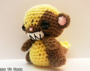 Crochet Yungoos Inspired Chibi Pokemon