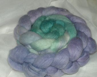 Combed hand dyed Merino-Ramie